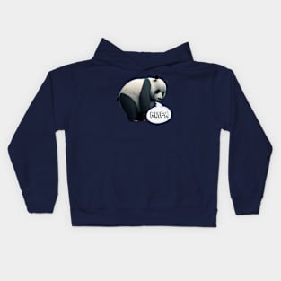 Panda says kmfa Kids Hoodie